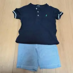 POLO RALPH LAUREN 3T ポロシャツとショートパンツセット