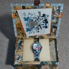 限定2500 ミッキーマウス 腕時計 ミッキー生誕70周年記念ブリキ人形セット 限定2500 ミッキーマウス 腕時計 ミッキー生誕70周年記念ブリキ