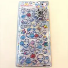 【正規品】ぷくぷくあわわちゃん 光る ジュエルプチドロップシール