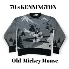 70's KENNINGTON Mickey Knit ケニントン　ミッキー