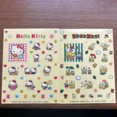 ハローキティとけろけろけろっぴのシールセット