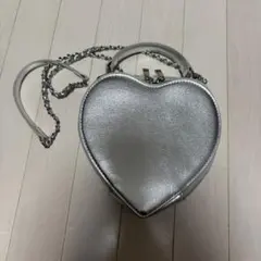 Heather シルバー ハート型 ショルダーバッグのサムネイル