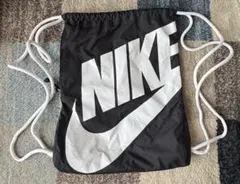 NIKE ナップサックバッグ 黒/白