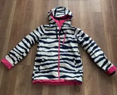 エスティボ 上下セット　ゼブラ柄フード付き スノーボードウェア