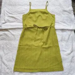 新品 緑 黄緑 ジャンパースカート