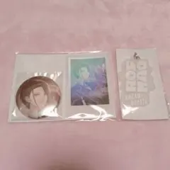 加賀美ハヤト誕生日グッズ2024 缶バッジ＆チェキ風カード アクリルキーチェーン