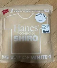 【ヘインズ】Hanes SHIRO【白】Sサイズヘインズシロ 袖なしスリーブレスのサムネイル