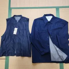 オールシーズンジャケット L-XL ダークブルー