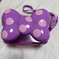 ディズニーポップコーンバケット 紫 ミニーリボン