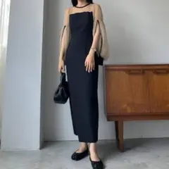 Louere チュールボリューム袖ワンピース Smallサイズ