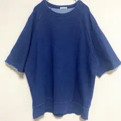GU デニム Tシャツ ダメージ加工 メンズS