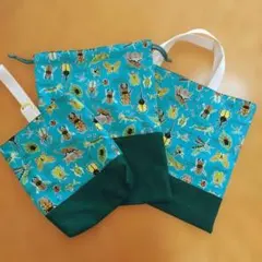 入園・入学グッズ3点セット　昆虫　3