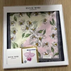 【新品未使用】HANAÉ MORI 花柄ハンカチ　2枚セット　ハナエモリ