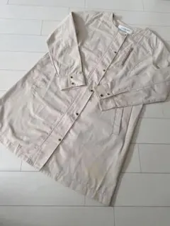 NATURAL BEAUTY BACIC ノーカラー　スプリングトレンチ