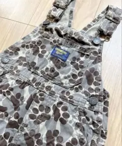 【値下げ交渉可能】希少 OshKosh B'gosh オーバーオール 総柄 90のサムネイル