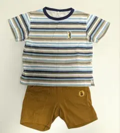 Samansa Mos2 Lagom Tシャツ半ズボンセット 100cm
