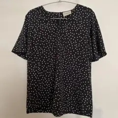 ユナイテッドアローズ　半袖ブラウス ブラック