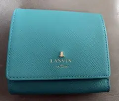 LANVIN ターコイズ 二つ折り財布のサムネイル