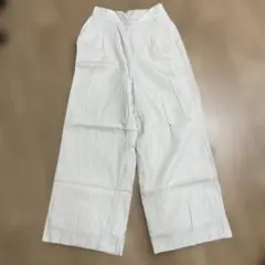 BEAUTY&YOUTH ホワイト ワイドパンツ