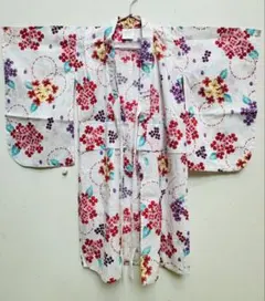 花柄浴衣 110 あじさい 子供用