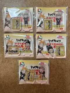 ハイキュー　アクリルminiフィギュア　烏野セット