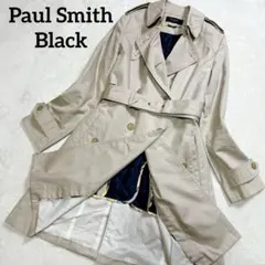 ライナー付き♡ポールスミスブラック　トレンチコート　キルティングライナー　花柄