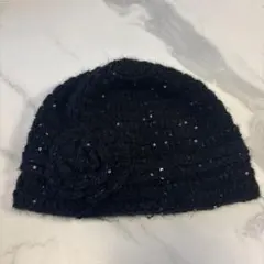ニット帽花