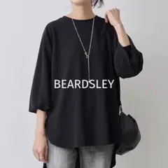 BEARDSLEY✨ 今期大人気後ろプリーツカットソー✨ブラック黒19800円 BEARDSLEY 「BEARDSLEY」 長袖カットソー FREE ブラック