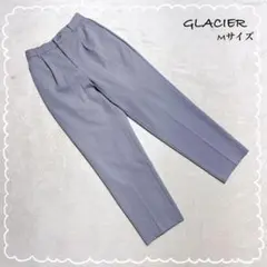 【GLACIER/グラシア】 センタープレス ストレートパンツ グレー M
