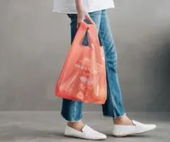 DEAN & DELUCA 限定ショッピングバッグEVA コーラルピンク2025