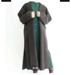 新品　ACUTA ロングコートのサムネイル