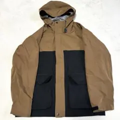 GU バイカラー マウンテンパーカー フード付き Lのサムネイル