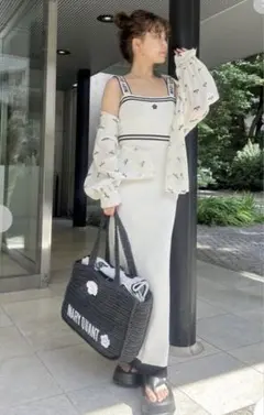 LILY BROWN×MARY QUANT★シアーオーバーシャツ★ミックス