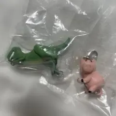 トイ・ストーリー　ゆらゆらつながるマスコット ハム　レックス