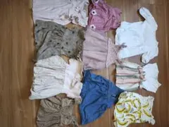春夏物　女の子　春物　夏物　ベビー服セット まとめ売り　バラ売り不可　80cm