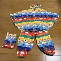 DADWAY レインコート　ポンチョ　100㎝