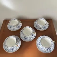 ナルミチャイナ　カップ・ソーサー5個セット