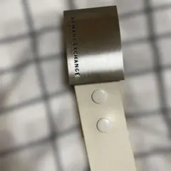 Armani Exchange ホワイトレザーベルトのサムネイル