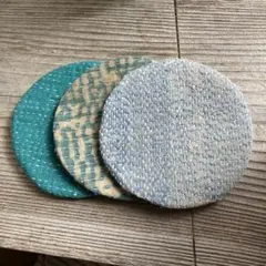 No.290 【特価3枚】ヴィンテージカンタキルト(ラリーキルト)のコースター