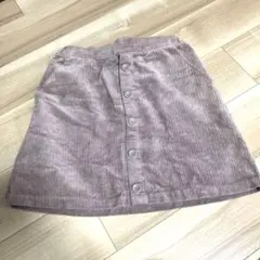 earth コーデュロイ 台形スカート