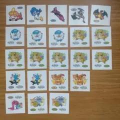 【バラ売り可】ポケモンパン　デコキャラシール　セット　209弾・210弾