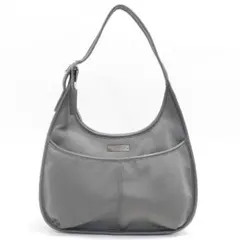 美品COACHオールドコーチ エルゴ ハンドバッグ 6203 グレー ドミニカ製