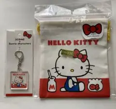 ハローキティ　巾着キーホルダー(新品)