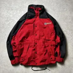 90sマウンテンパーカー シェルジャケット ピットクルージャケット ドローコード