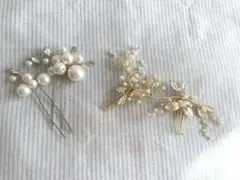 ヘアアクセサリー２個セット洋装　和装