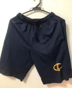 Champion ハーフパンツ ネイビー ブラック ゴールドロゴのサムネイル
