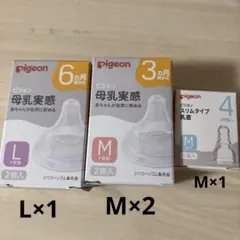 pigeon 哺乳瓶用乳首 セット　新品未使用　箱無し簡易包装