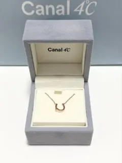 Canal4°Cシルバーネックレスピンクゴールド(美品)