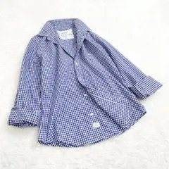 Frank&Eileen フランク&アイリーン　ギンガムチェックシャツ　青白