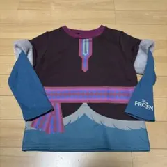 新品 ディズニー アナと雪の女王 クリストフ なりきり 長袖Tシャツ 110cm